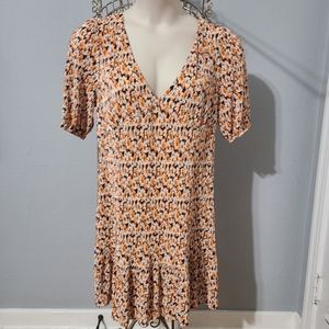 Asos Flower Print‎ Flowy Dress Size 12